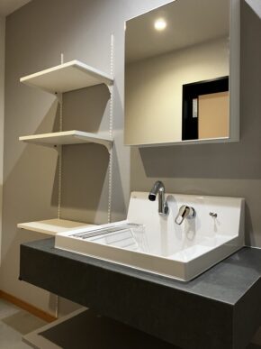 洗面台取替工事/リクシル